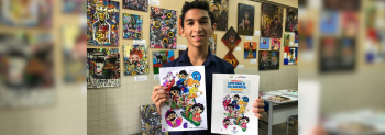 Notícia: Seduc lança 3ª edição do concurso de desenho para estampar materiais didáticos